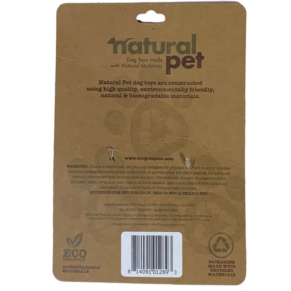 Natural Pet Rope Dog Toy Heavy Duty Fetch Tug Bone Made with Natural Materials - Picture 5 of 12